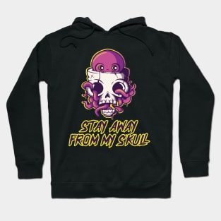 Colorful Octopus on a Skull Gift Hoodie